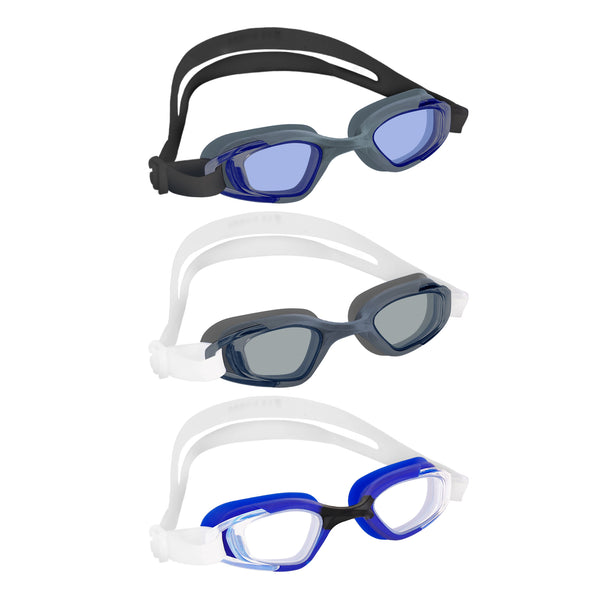 Trilogy Adult 3 Pack Swim Goggles